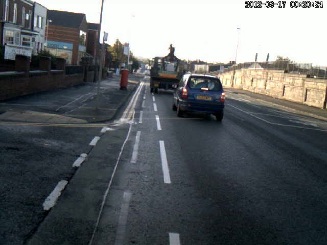 Cycle lane width after